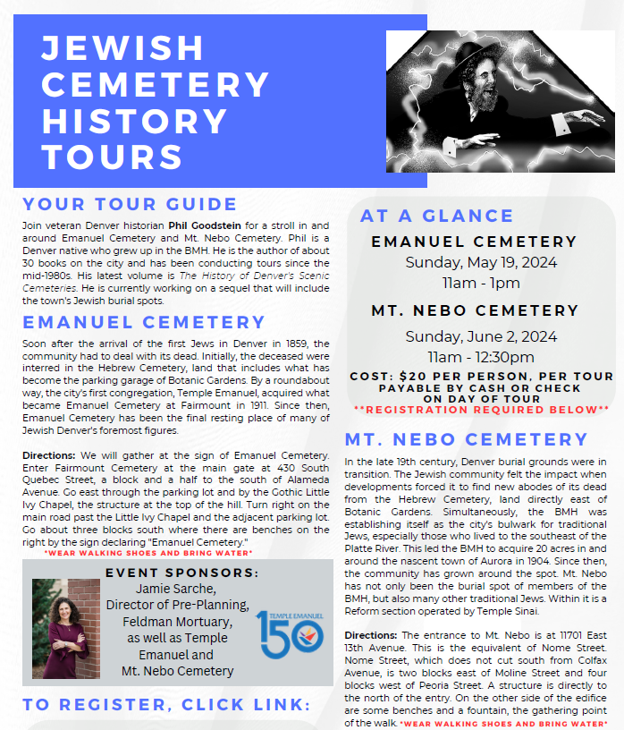Jewish Cemetery History Tours